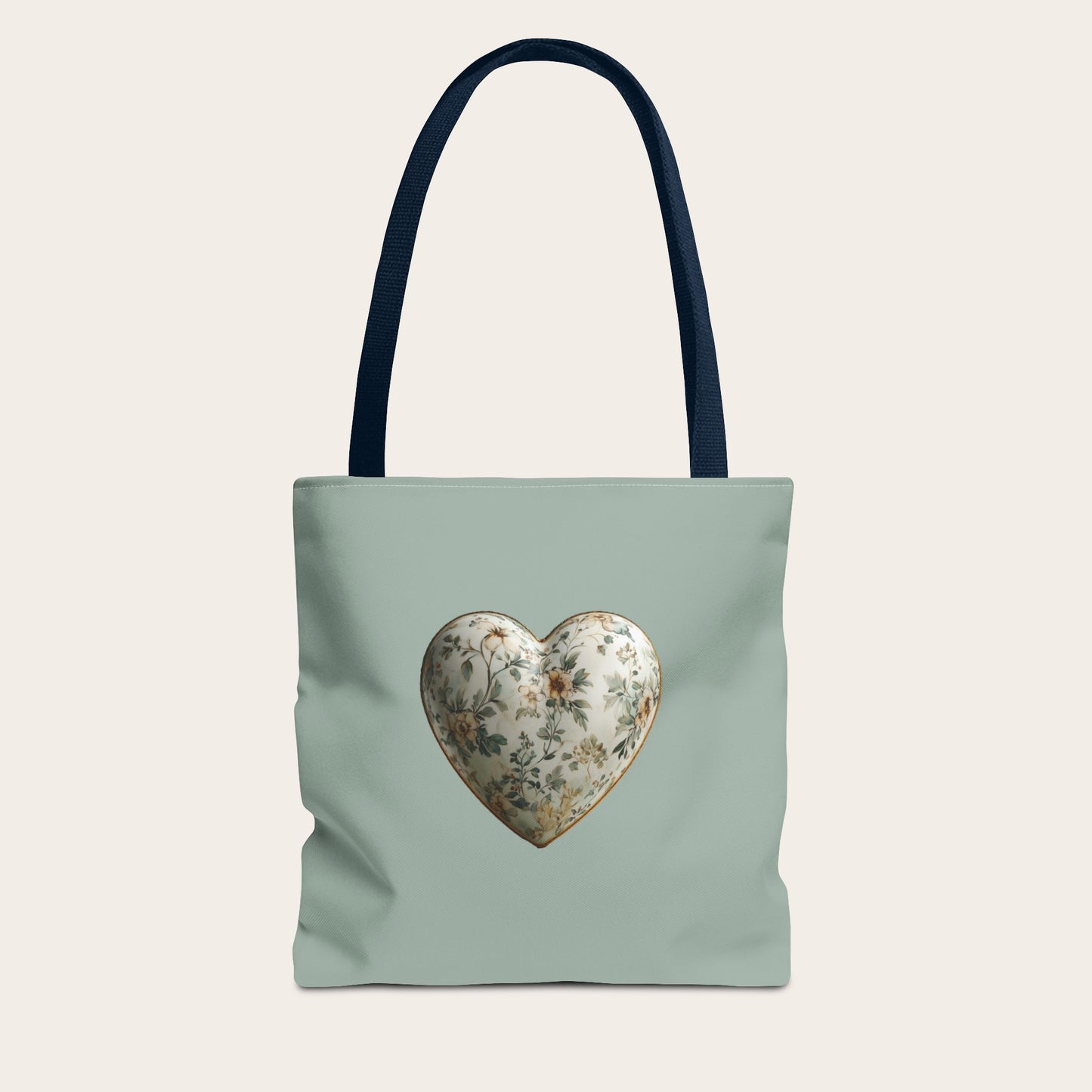 Floral Heart Tote in Rona
