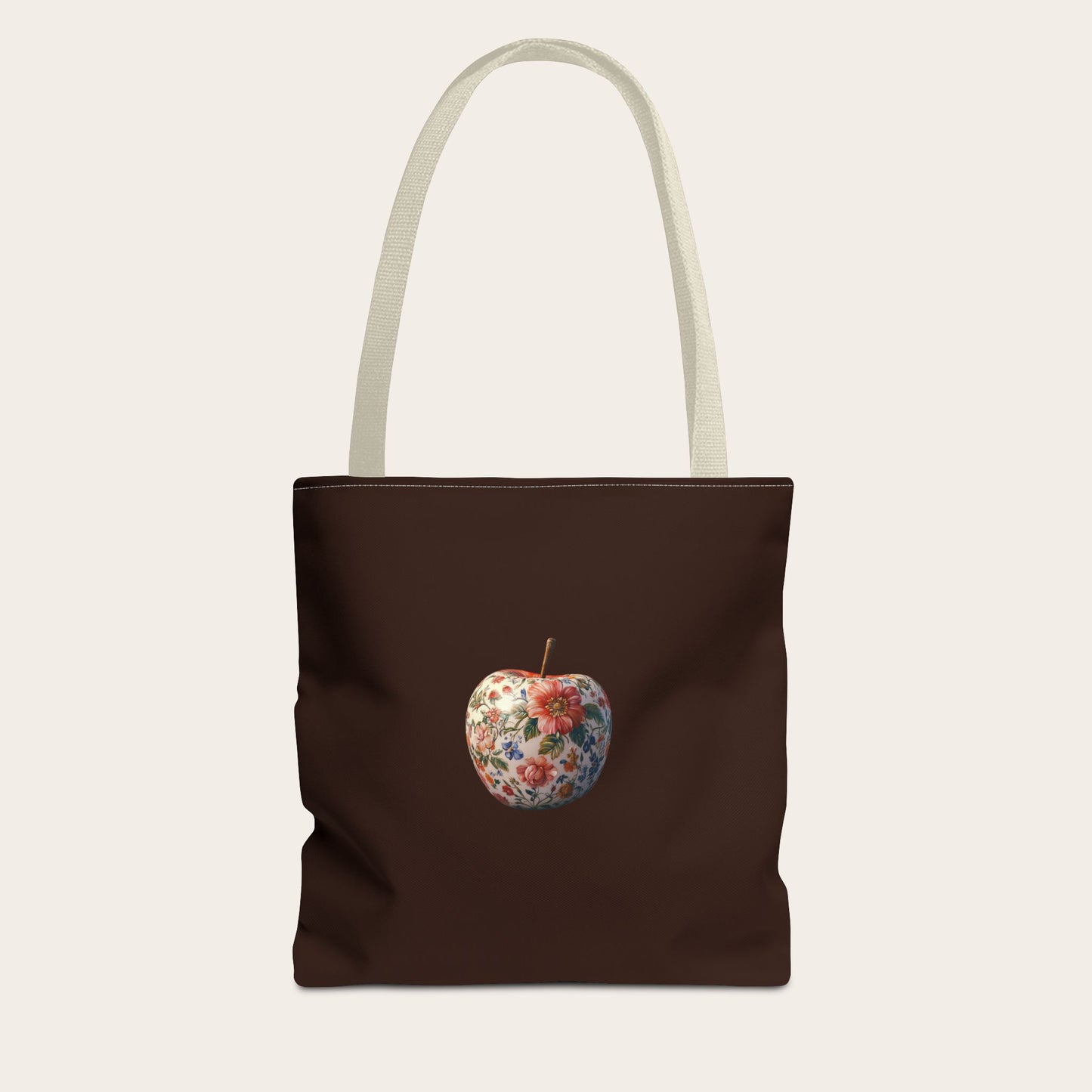 Floral Apple Tote