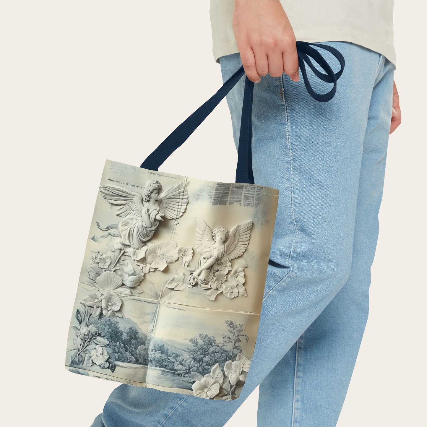 Ethereal Cherub Relief Tote