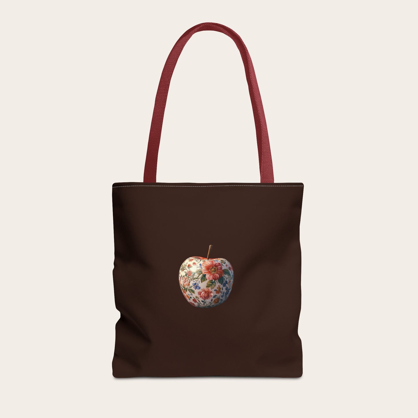 Floral Apple Tote