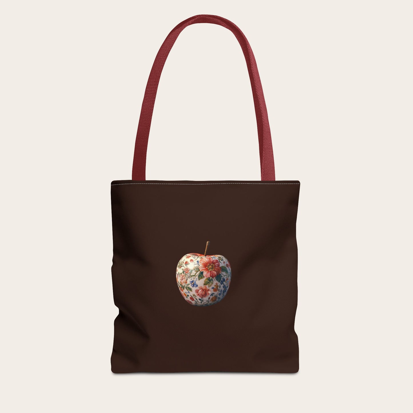Floral Apple Tote