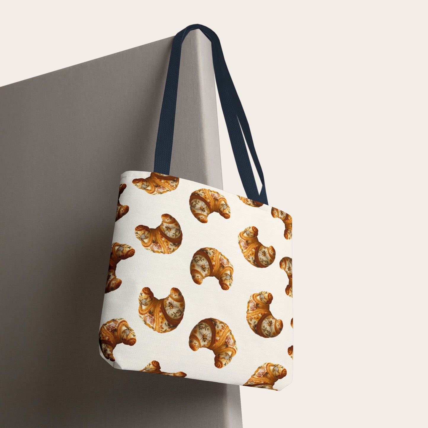 Croissant Tote in Alabaster